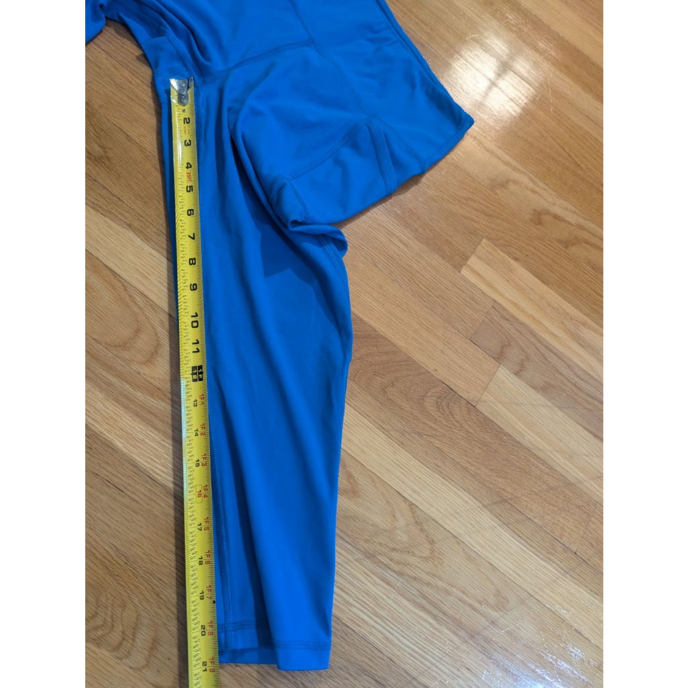 X by Gottex Blue Crop Leggings Medium - Picture 7 of 9